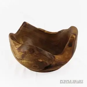 Alternative view of Rustic Laburnum Wood Bowl