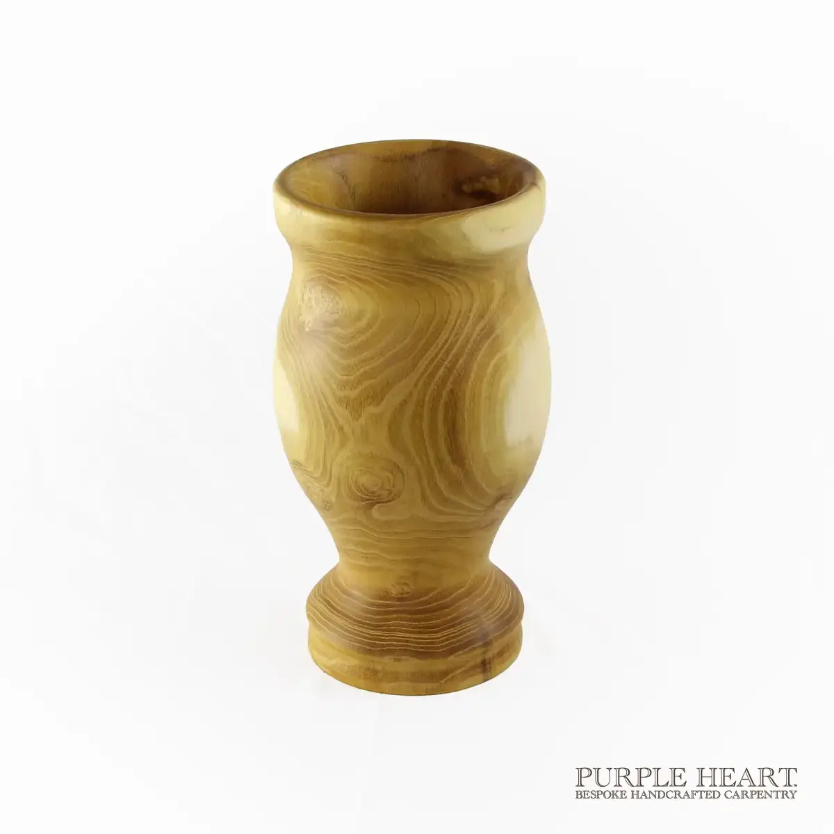 Lime Tree Wood Dried Flower Vase - Image 2