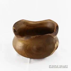 Alternative view of Rustic Laburnum Wood Bowl