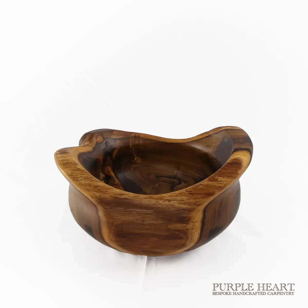 Rustic Laburnum Wood Bowl