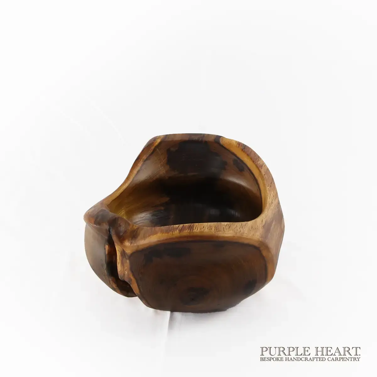 Rustic Laburnum Wood Bowl - Image 4