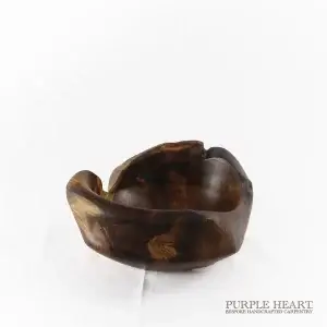 Alternative view of Rustic Laburnum Wood Bowl