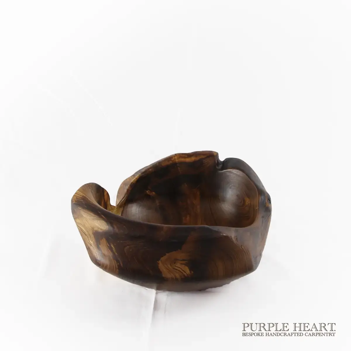Rustic Laburnum Wood Bowl - Image 2