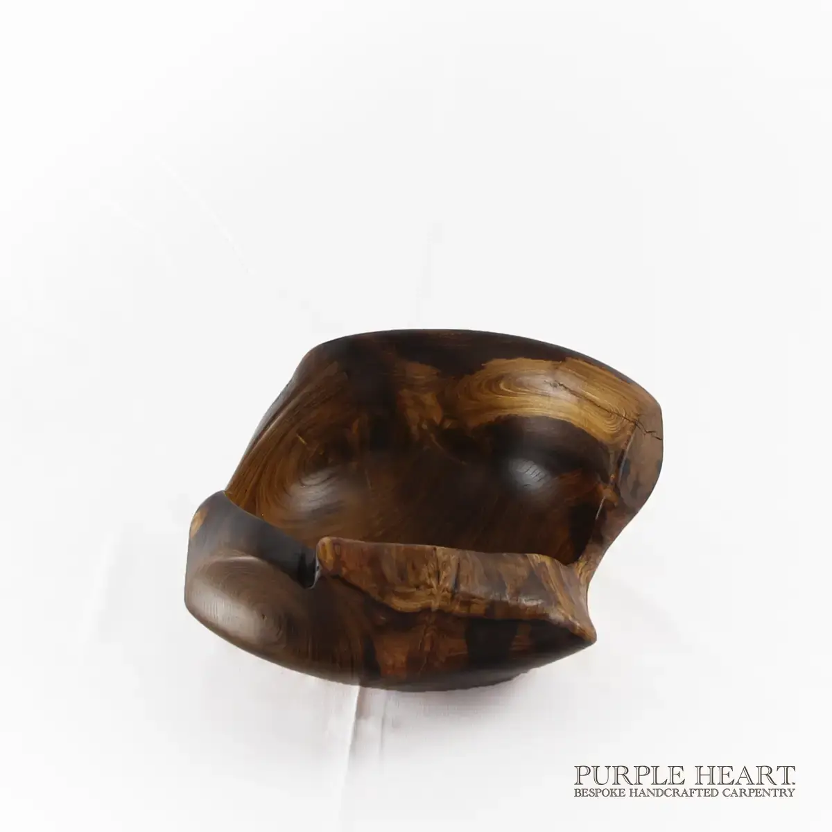 Rustic Laburnum Wood Bowl - Image 3