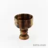 Walnut & Cherry Wood Chalice (Striped)