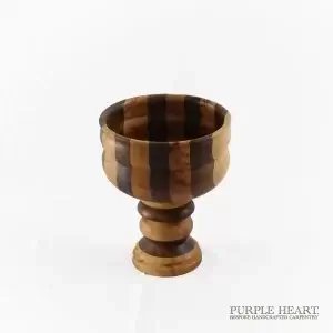 Walnut & Cherry Wood Chalice (Striped)