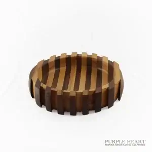 Alternative view of Walnut & Cherry Wood Bowl
