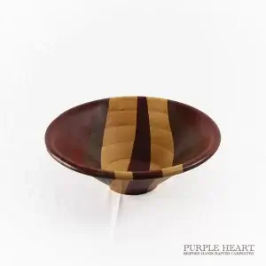 Alternative view of Walnut, Cherry & Puka "Crazy Twin" Wood Bowl