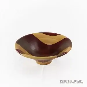 Walnut, Cherry & Puka "Crazy Twin" Wood Bowl