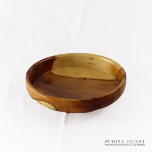 Alternative view of Yew Wooden Bowl