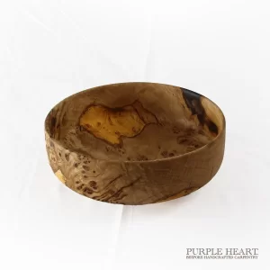 Alternative view of Spalted Oak Wood Bowl