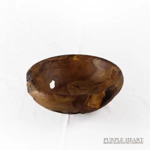 Alternative view of Rustic Spalted Elm Wood Bowl