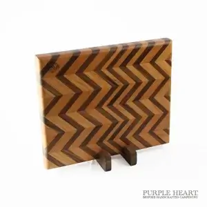 Cherry and Walnut Wood Chopping Board