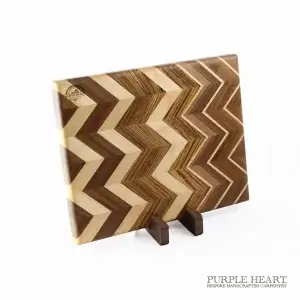 Cherry, Beech, Walnut and Zebra Wood Chopping Board