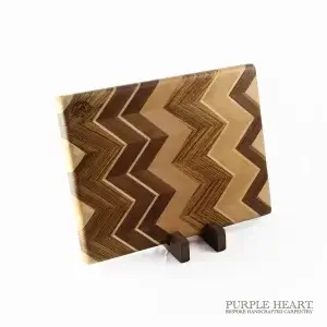 Cherry, Maple, Walnut and Zebra Wooden Chopping Board